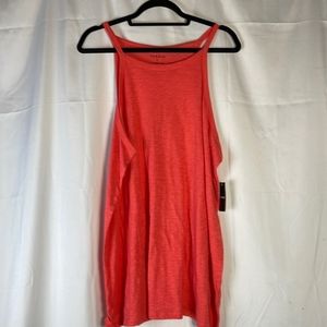 Torrid Sz 3(22/24) Cotton Coral High Neck Tank Top